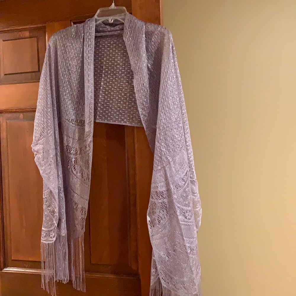 Silver shawl